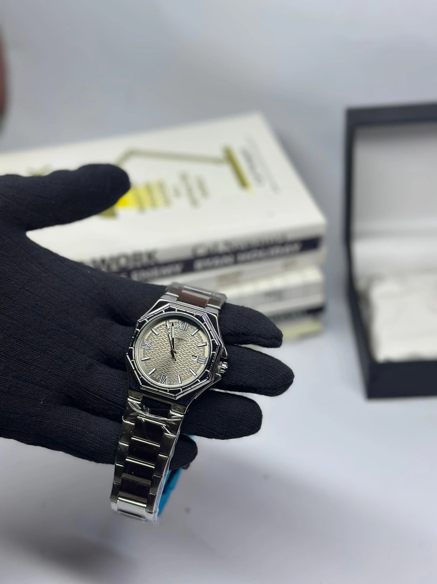 Universe Point Premium Quality Unique Watch For Men in Silver