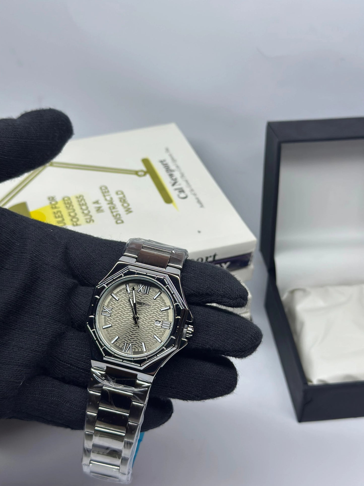 Universe Point Premium Quality Unique Watch For Men in Silver